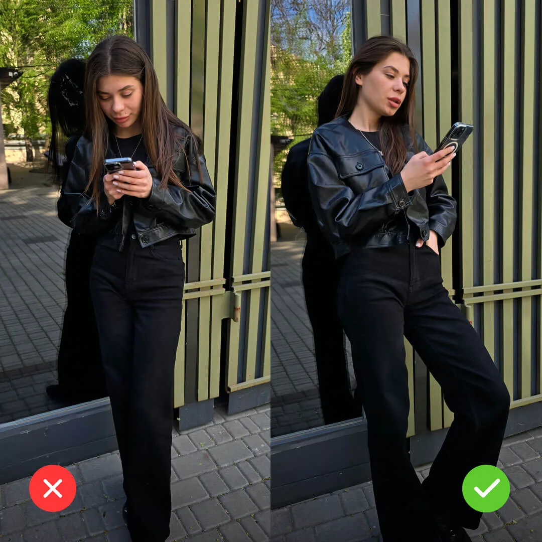 Деловой портрет - поза для уличной фотосессии Поза для фото на улице - Деловой портрет