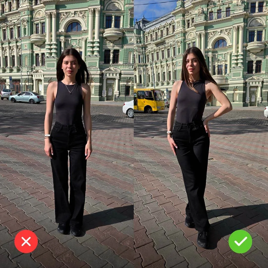 Изящный изгиб - удачная поза для фотографии Позинг для фотосессии - Изящный изгиб