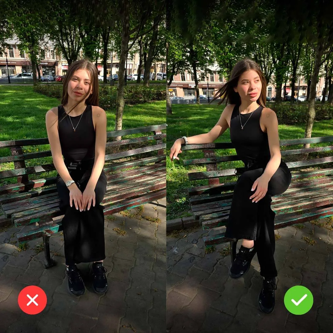 Точка уверенности - идея для фотосессии девушке Фотопозирование - Точка уверенности