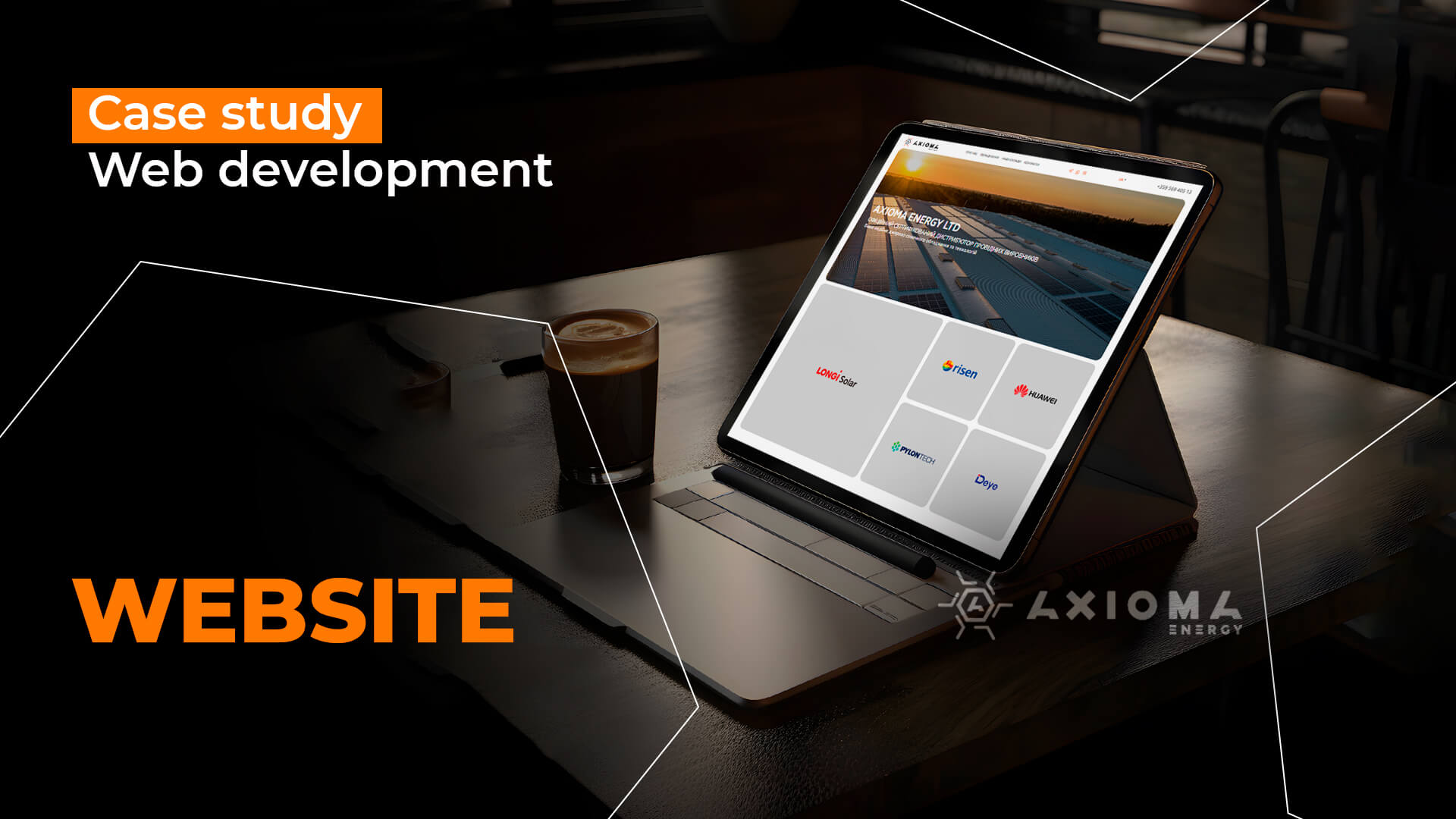 Case of landing page development for AXIOMA ENERGY LTD