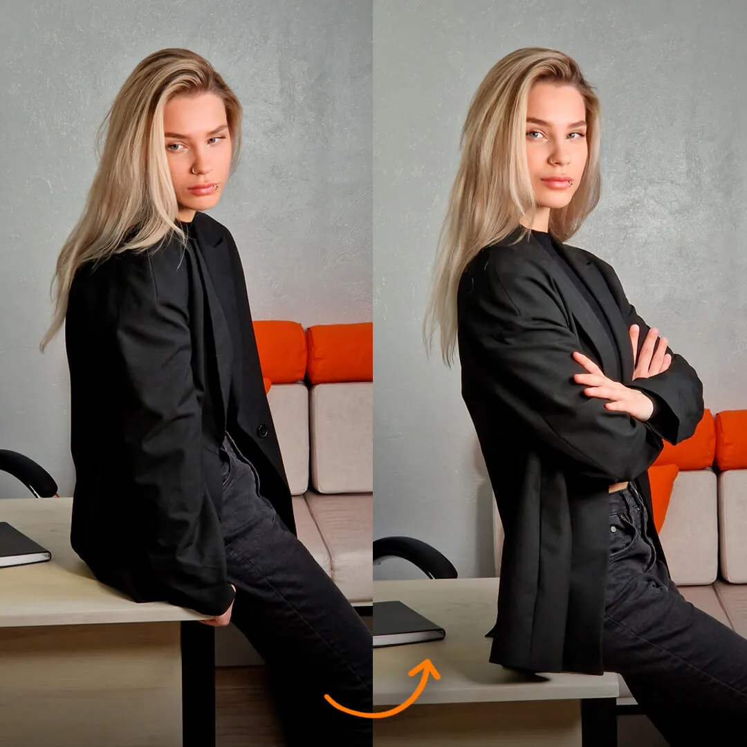 Хозяин положения - пример позы для фотосессии офисной Правильная поза при фотографировании - Хозяин положения