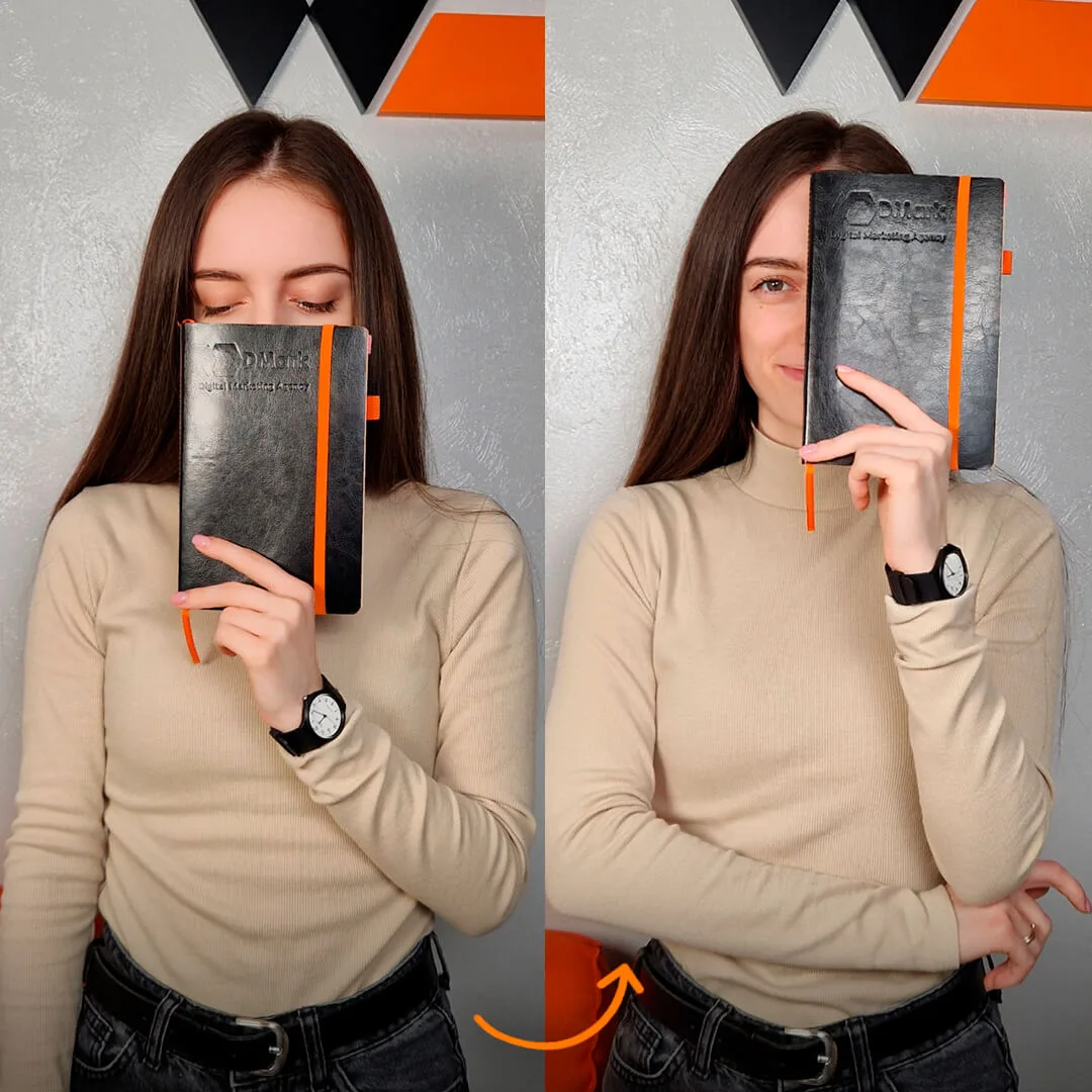 Игривая сотрудница - идея для фото офисного Интересная поза для фотосессии офисной - Игривая сотрудница