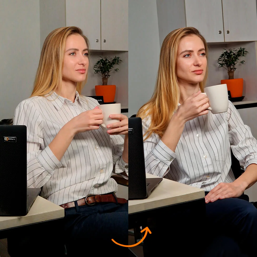 Мисс задумчивость - поза для фотосессии в офисе Мисс задумчивость - позирование в офисе