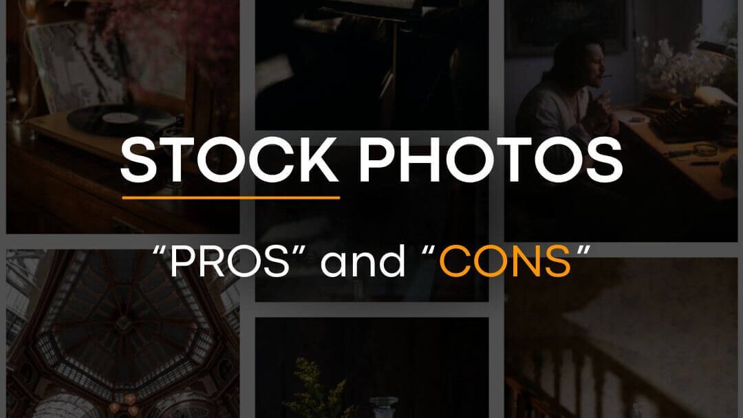 What are the dangers of excessive use of stock photos?