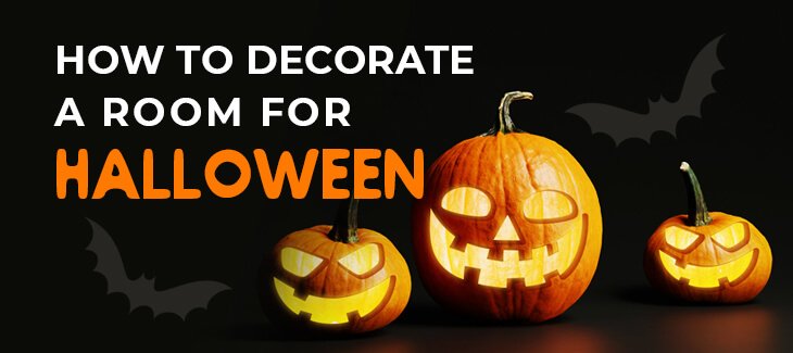 TOP 6 ideas on how to decorate a room for Halloween