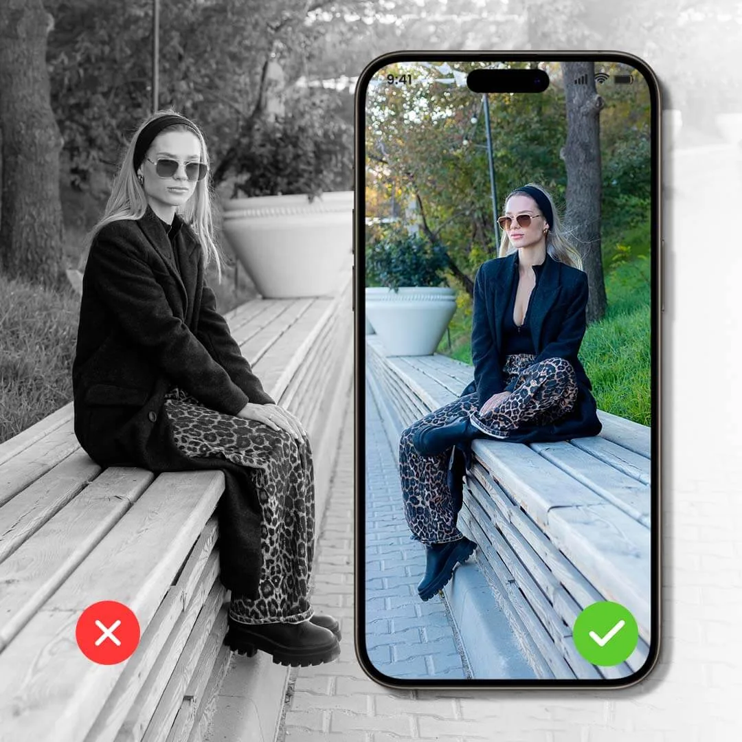 Пози ідеї для осінньої фотосесії