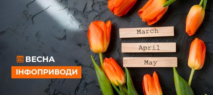 Інфоприводи весни 2026