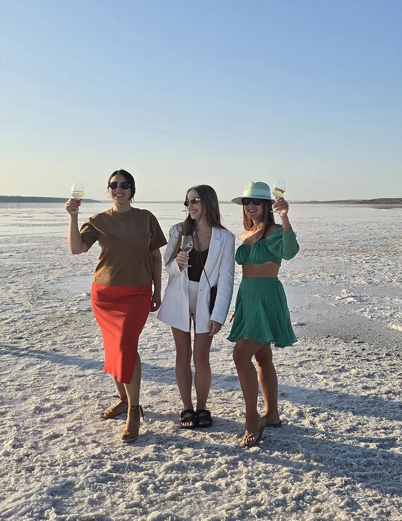 Закат на Куяльницком лимане