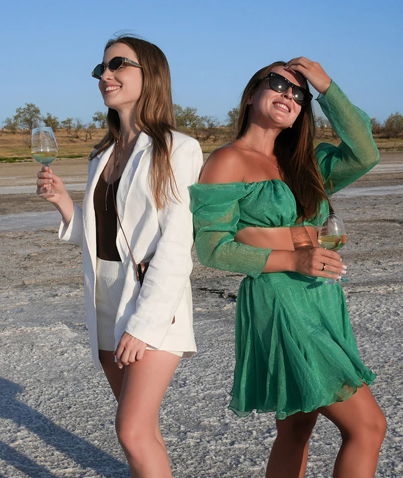 Закат на Куяльницком лимане