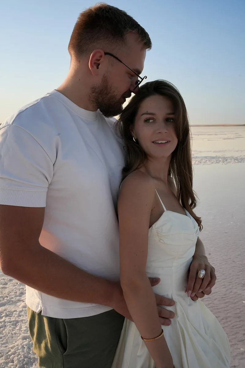 Закат на Куяльницком лимане