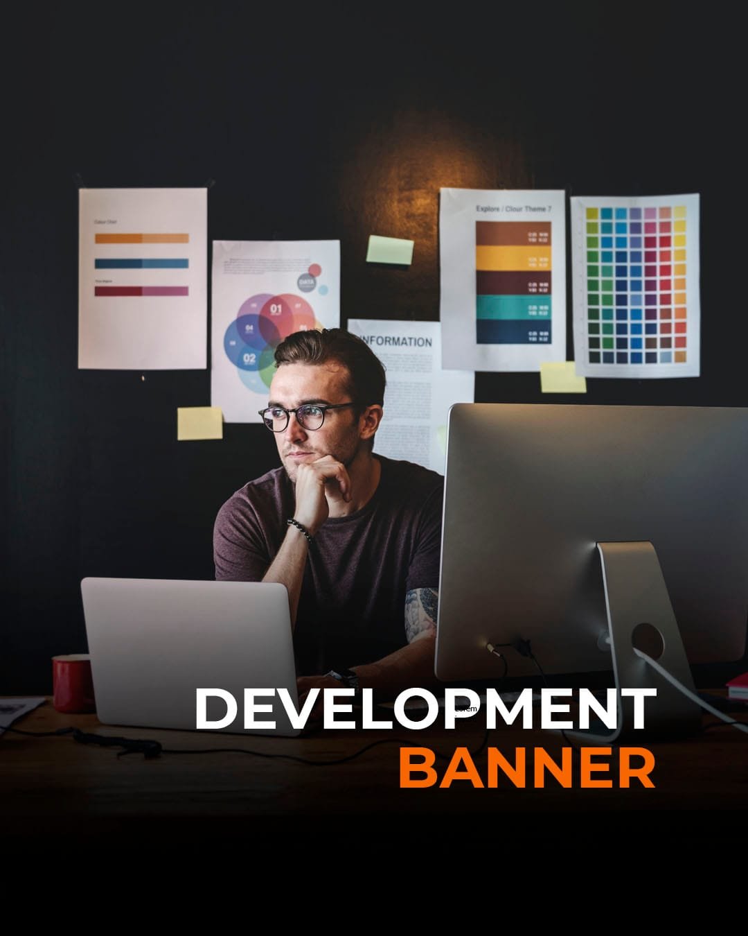 Creating advertising creative Banner development