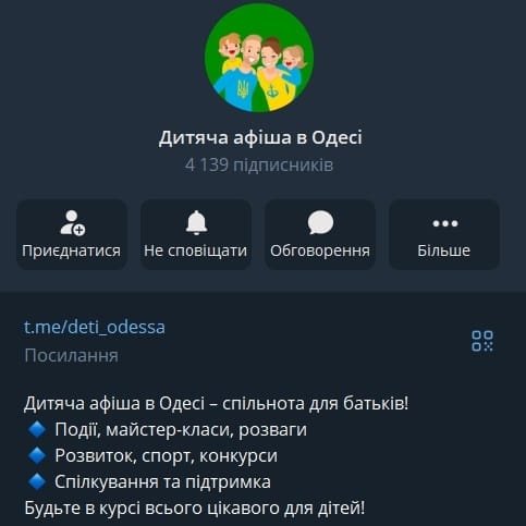 Детская Афиша телеграм